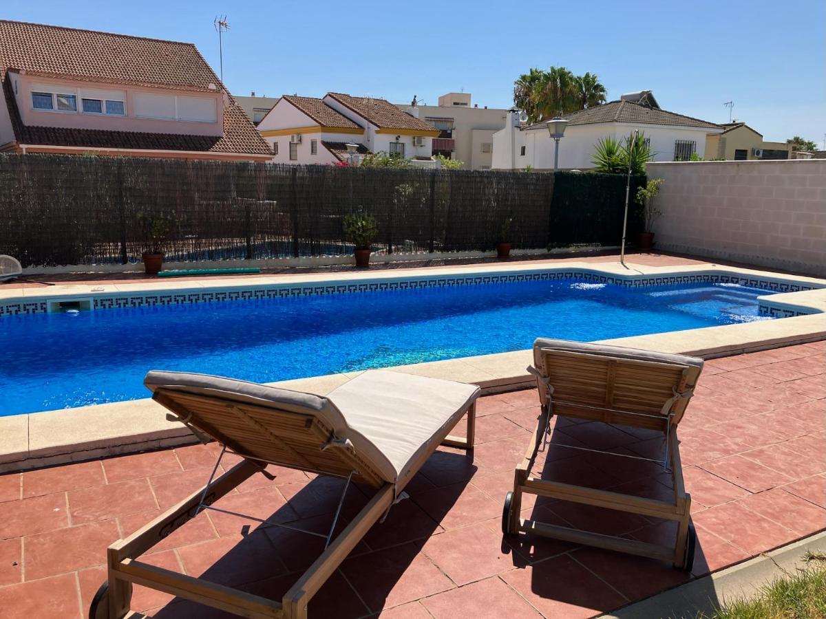 Holiday House With Private Pool, Costa De La Luz エル・ポルティル エクステリア 写真